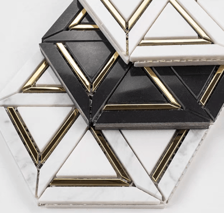 โมเสคหินอ่อน TIMELESS TILES รุ่น GRACE 35X31 ซม. สีขาว_3
